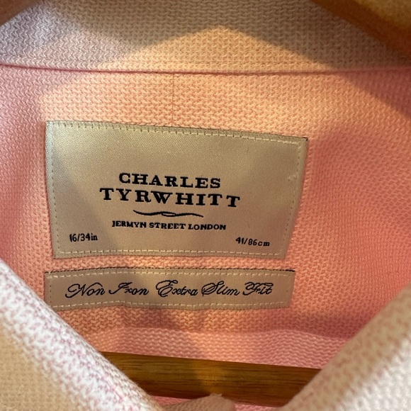 Men's Pink Dress Shirt - Picture 2 of 6